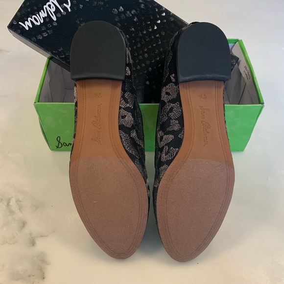 Sam Edelman Black Leopard Loafers - Picture 4 of 6